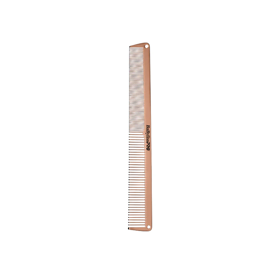 BaBylissPRO Barberology Metal Comb Set 2pc - Rose Gold - Image 3