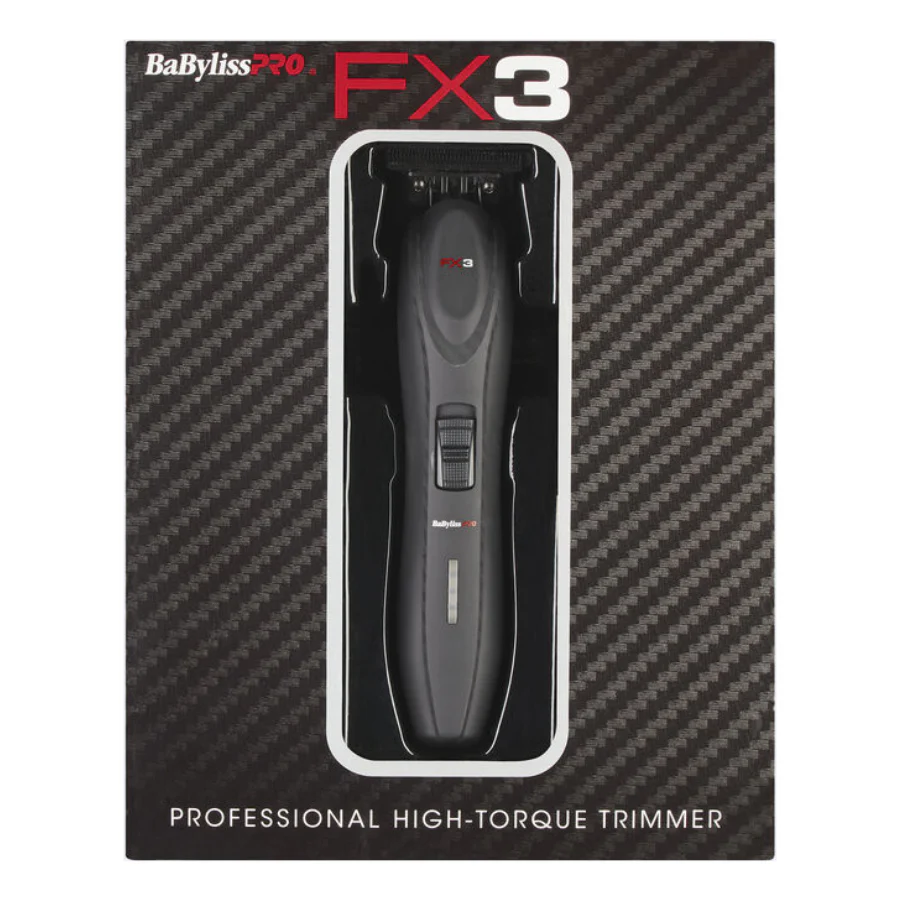BaBylissPRO FX3 Professional High Torque Trimmer - Black - Image 3