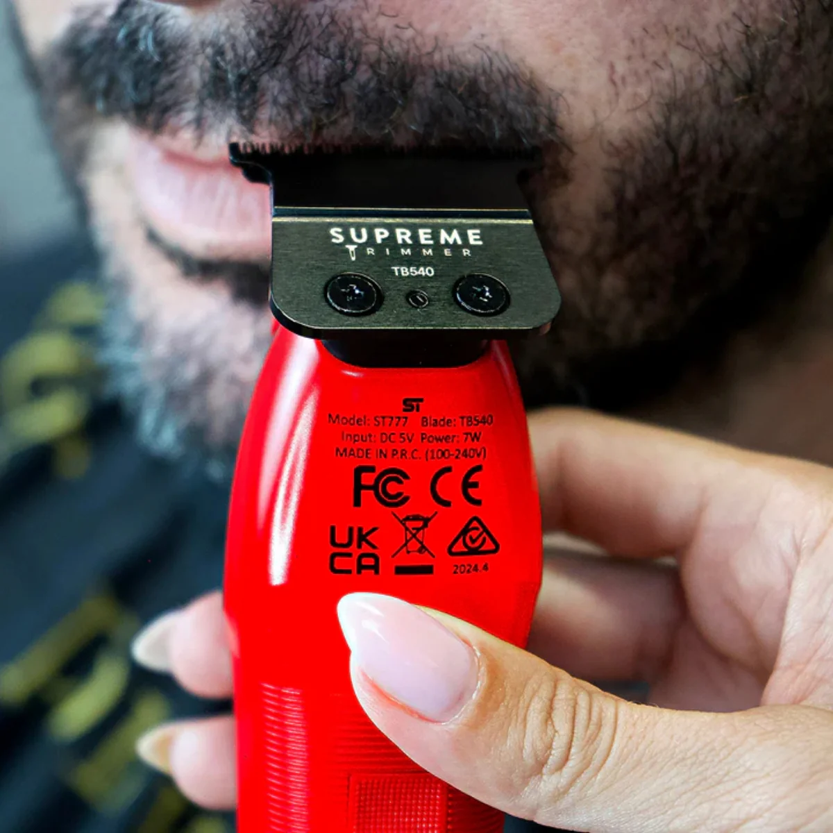 Supreme ST Recharge Trimmer - Red - Image 5